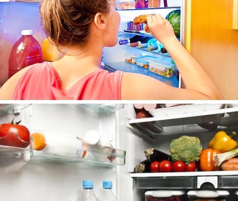 como organizar la comida en la nevera