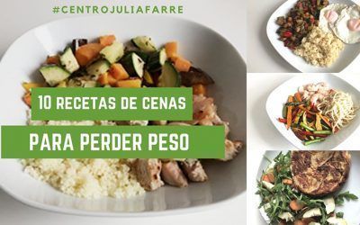 10 ideas de cenas completas para perder peso